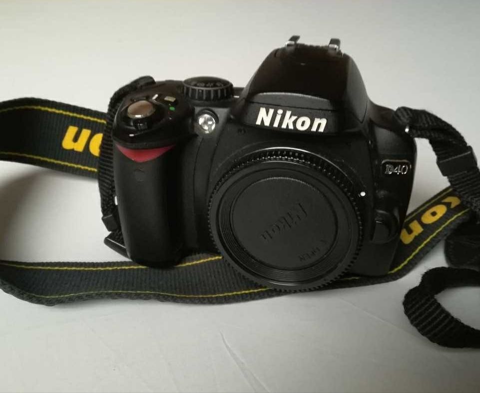 Nikon D40 body, lustrzanka, aparat, przebieg 26452
