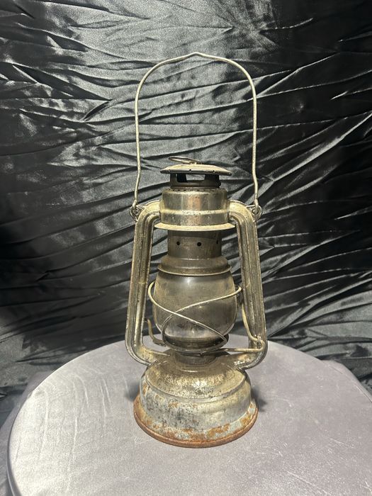 Lampa naftowa Feuerhand – West Germany – szkło Jena Glas