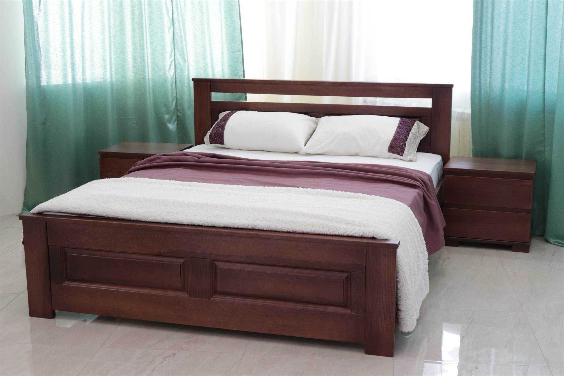 Ліжка дерев'яні виготовлені з масиву бука