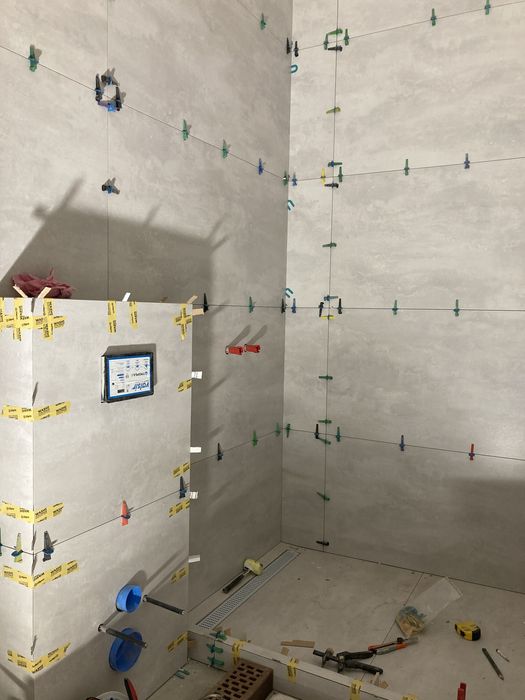 Укладання крупноформатного керамограніту #майстер плиточного ремесла