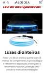 Luzes leds para capo de carros