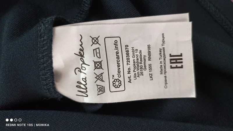 Granatowa sukienka ulla popken plus size