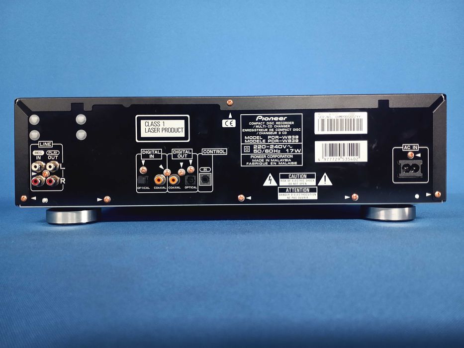 leitor/gravador de cds PIONEER PDR-W839 c/comando original