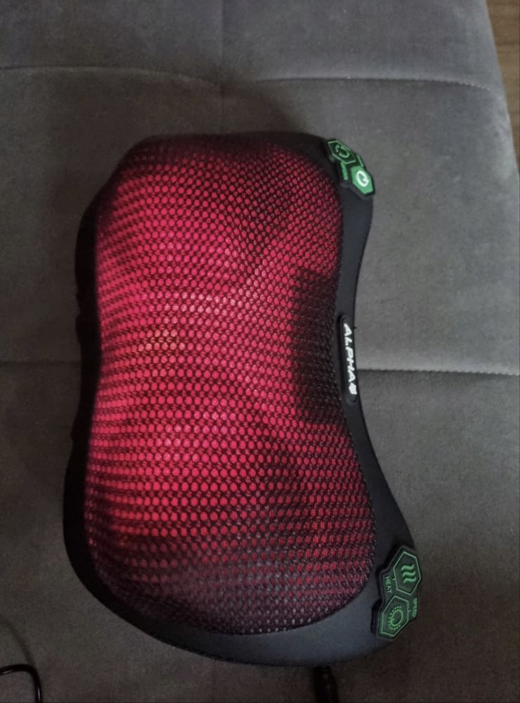 Shiatsu masażer poduszka masująca do masażu karku pleców Alpha APM-01
