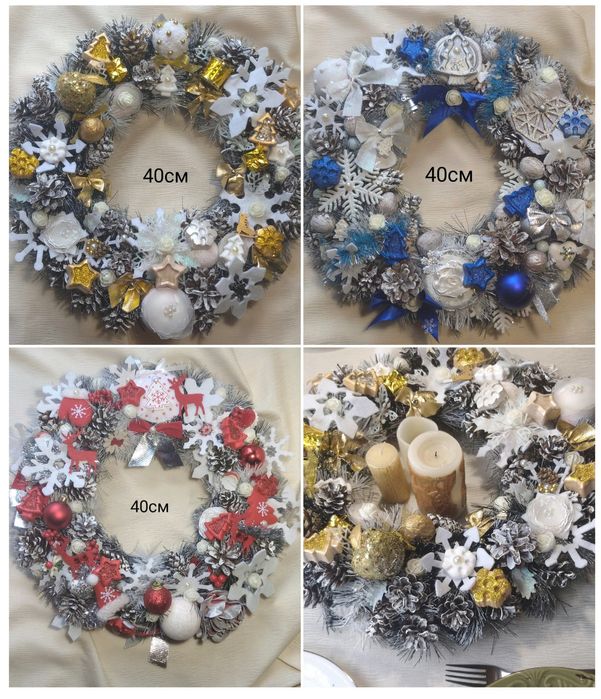 Новорічний/Різдвяний святковий декор,подарунок ручної роботи