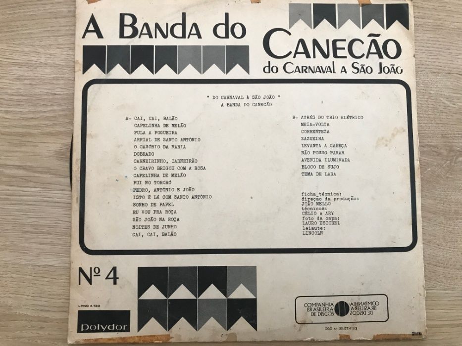 Vinil "A banda do canecão"