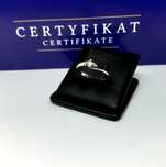 Złoty pierścionek z diamentami 0,12ct Pr.585 W:1,41gr R.8  ,