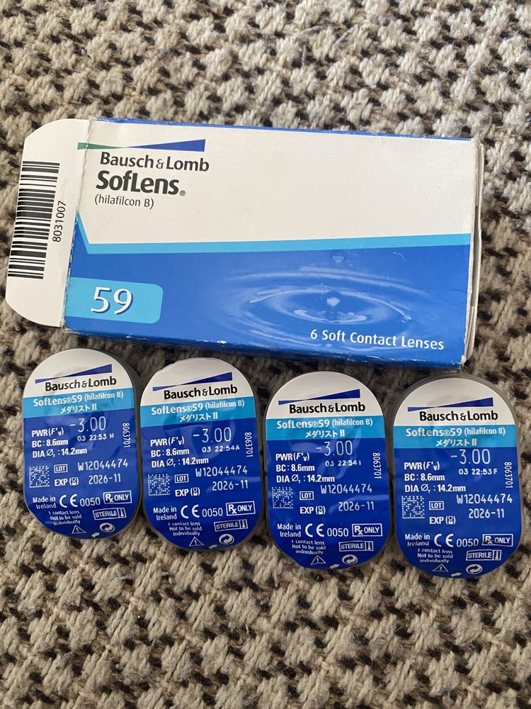 Лінзи для очей SofLens -3.0