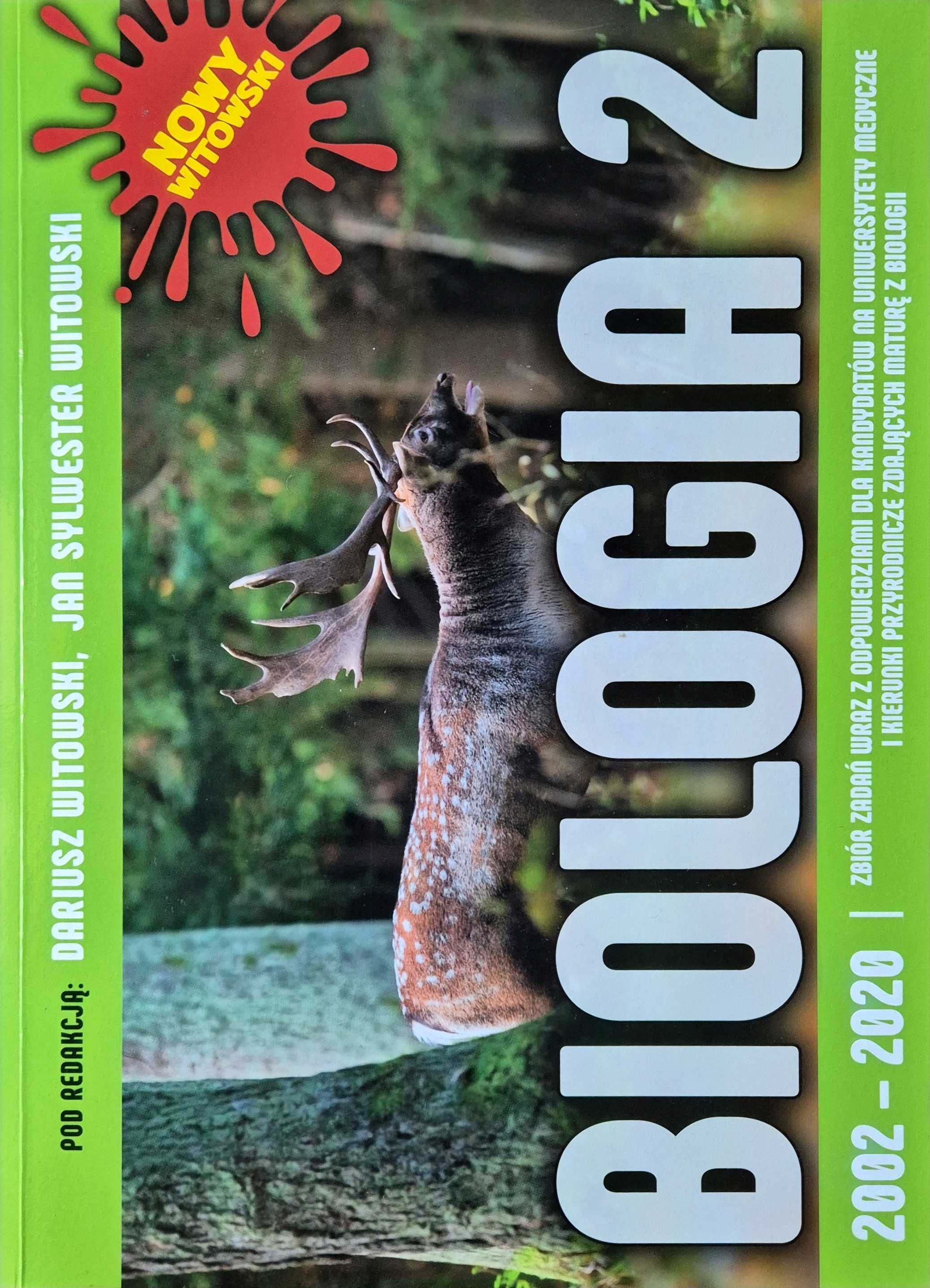 TOM 1, 2, 3, BIOLOGIA Zbiór zadań wraz z odpowiedziami, NOWY WITOWSKI