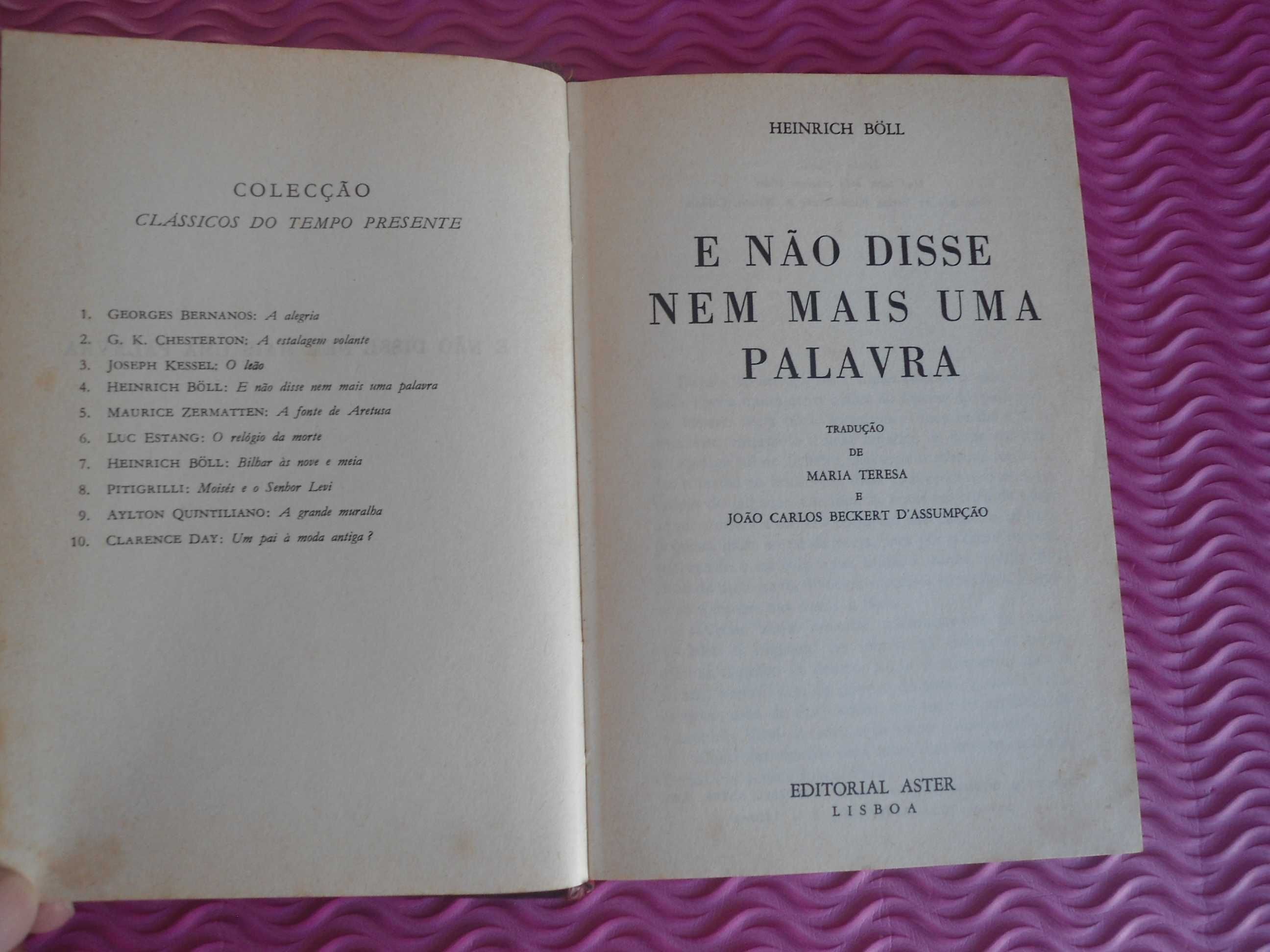 Livros de Heinrich Boll