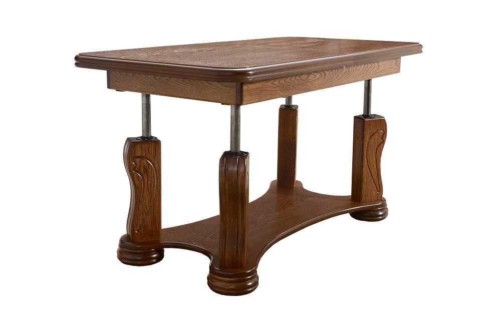 Dębowa ława rozkładana 135/70