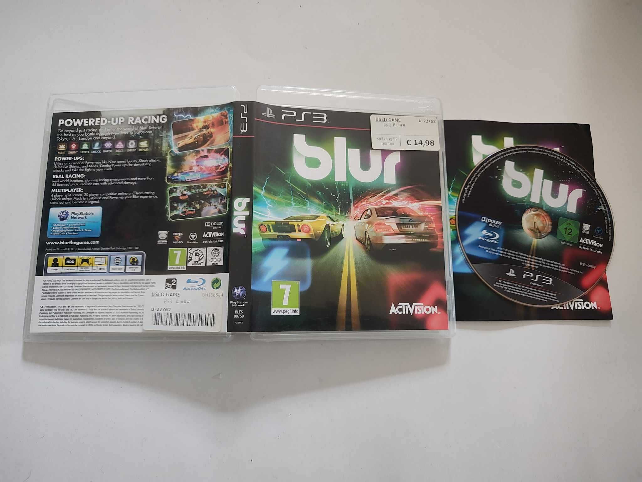 Gra PlayStation PS3 blur