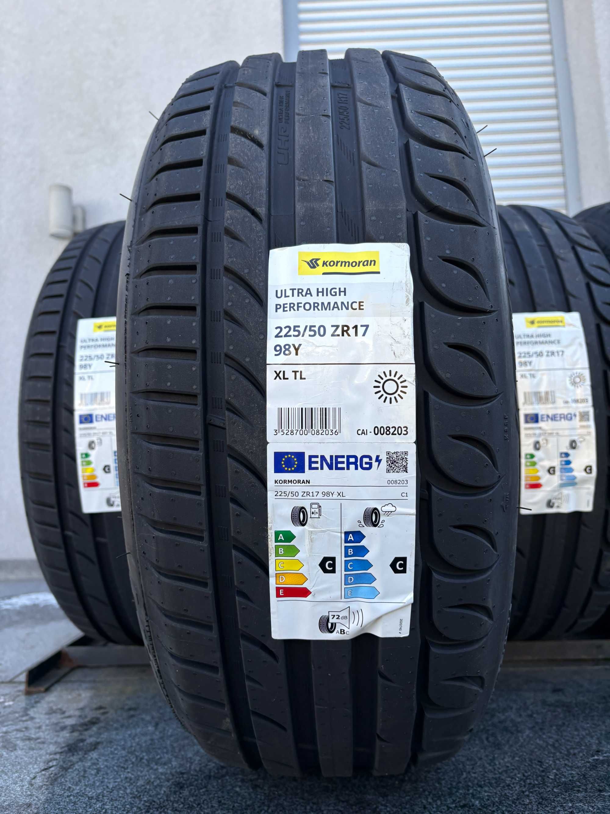 4szt letnie 225/50R17 Kormoran UHP prod. 2025 rok! 98Y XL C,C,72db