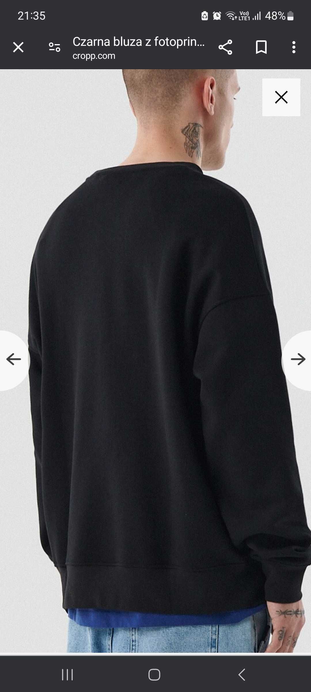 Nowa bluza z fotoprintem Cropp S