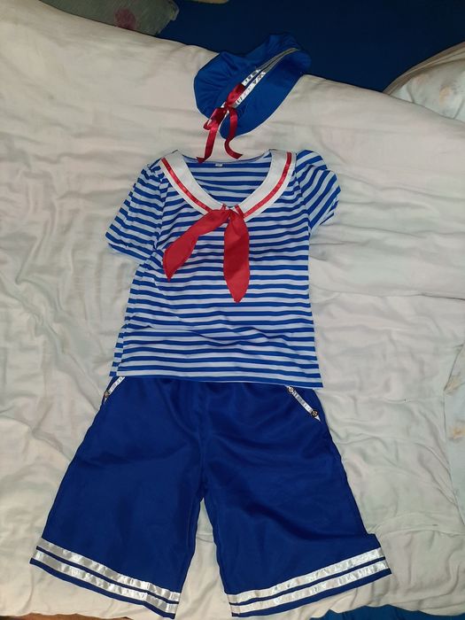 Карнавальный костюм Морячка, Матроска  от 11-15 лет