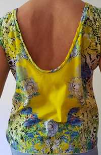 Blusa floral amarela