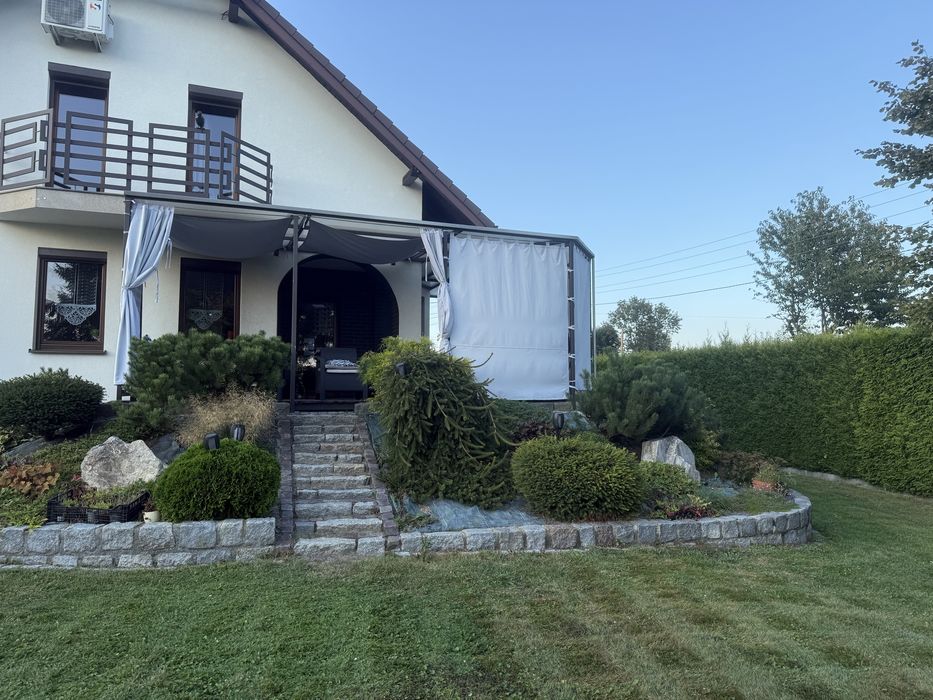 Zadaszenie tarasu wraz ze stelarzem