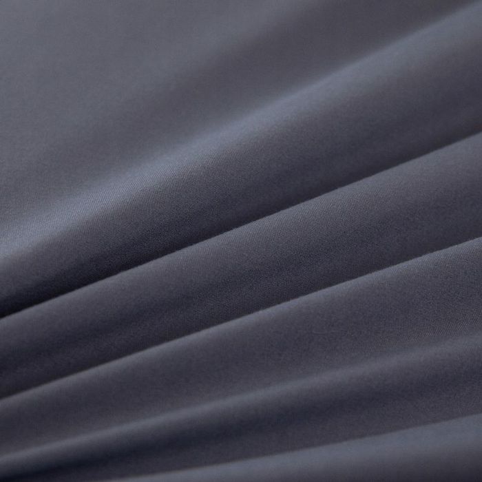 Pościel 140x200/2cz poszewki 70x80 gładka z Haftem Lumera komplet Szar