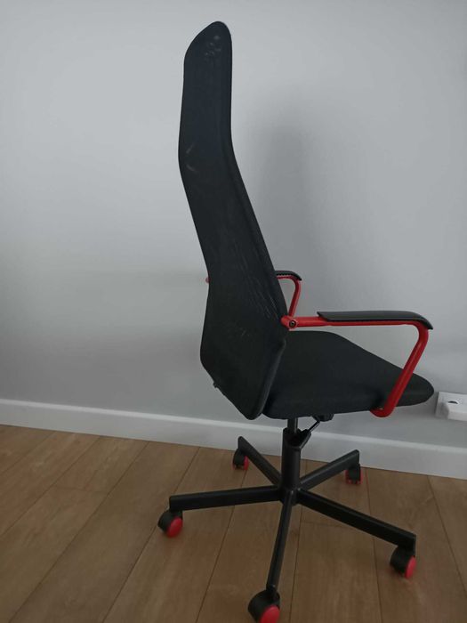 Krzesło gamingowe Ikea czarne