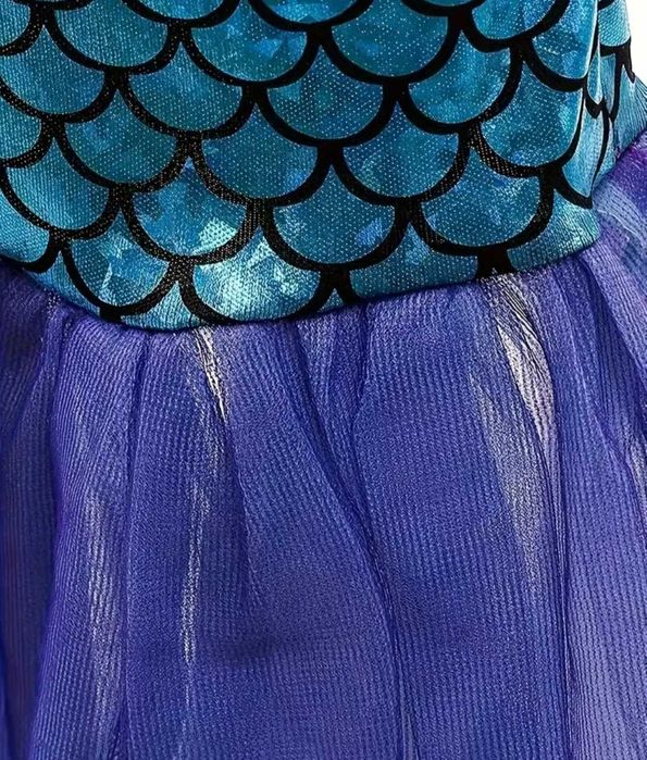 Nowy strój Syrenka Ariel Arielka, r. 122 przebranie księżniczka