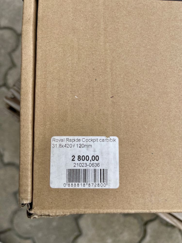 Kokpit carbonowy ROVAL Rapide 120/420