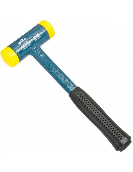 Młotek bezodrzutowy z metalowym trzonkiem średnio twardy 50mm 1,3kg