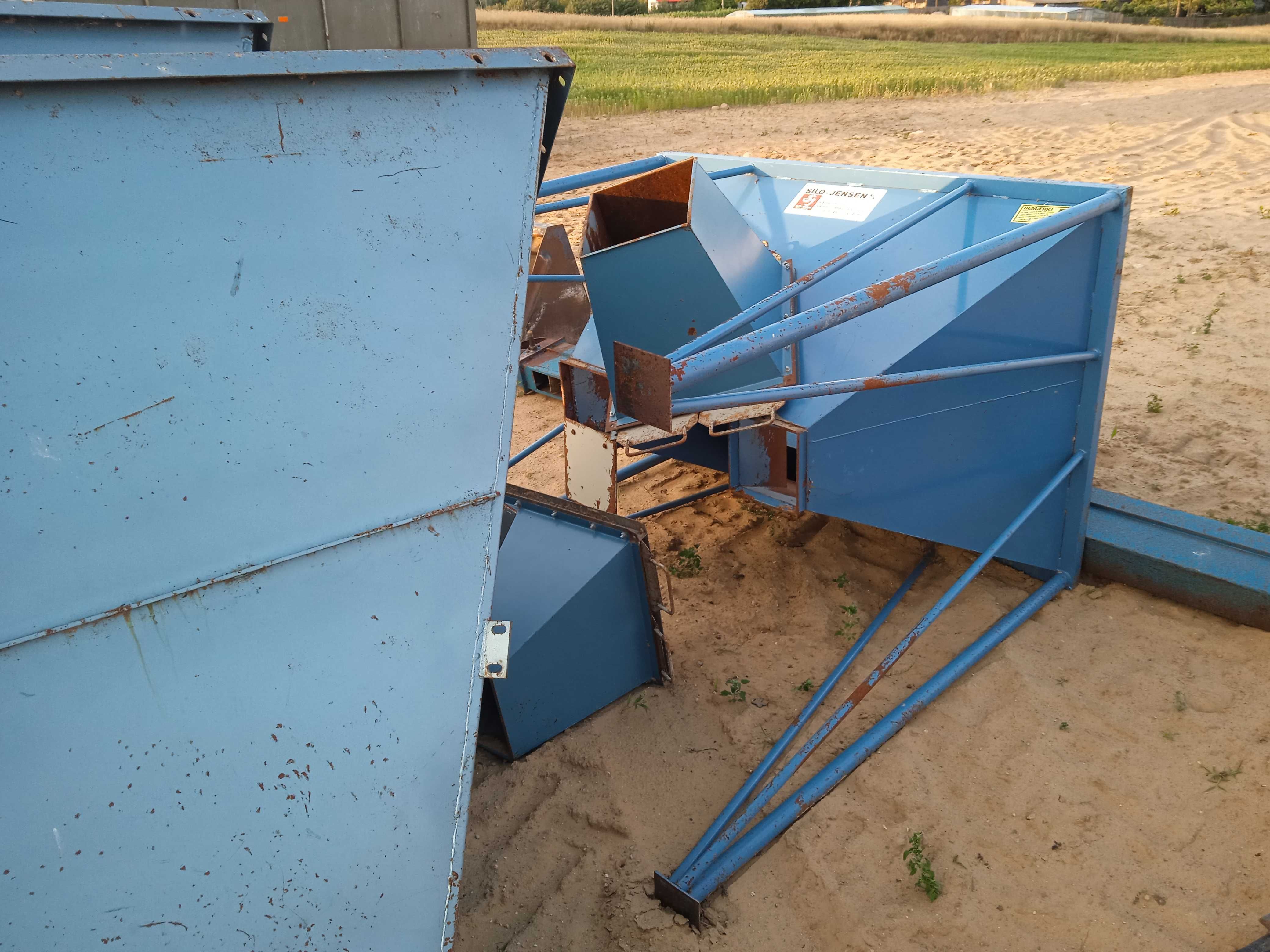 Silos podstawa silosu suszarni lej spustowy