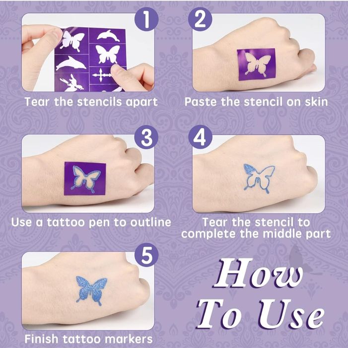 Vanplay Zestaw pisaków do tatuażu