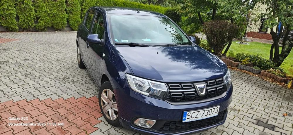 Dacia Sandero Dacia Sandero 0.9 • 2018 • Benzyna + Gaz • Zadbana • Klimatyzacja