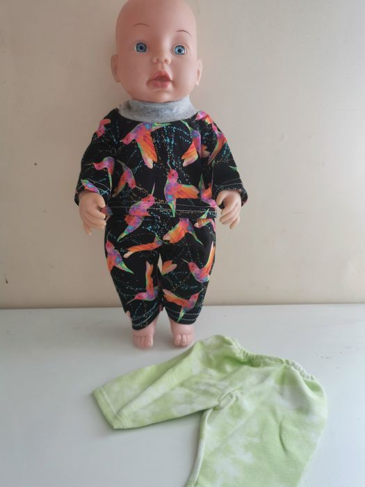 Ubranka dla lalek bobas 32-35cm piżama