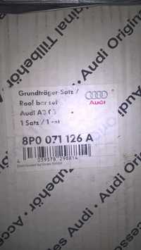 Oryginalny bagażnik bazowy Audi A3 8P 3d nowe belki bazowe bagażnika