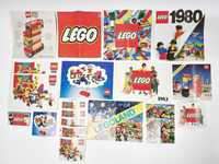 Lote de 20 catálogos Lego anos 70 a 80