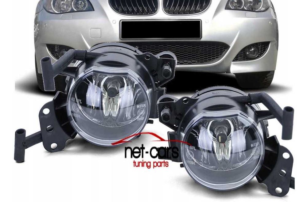 Halogeny BMW 5 E60 E61 M Pakiet chrom