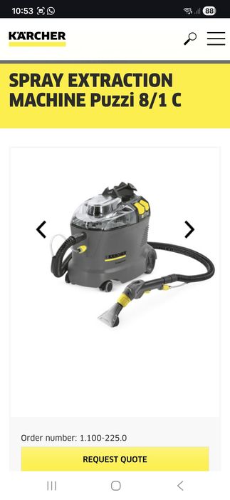 Karcher Estofos Puzzi 8/1 C 1200w