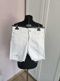 Białe szorty jeansowe damskie r. 30 M.Sara