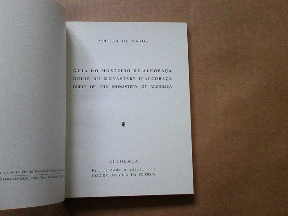 Guia do Mosteiro de Alcobaça