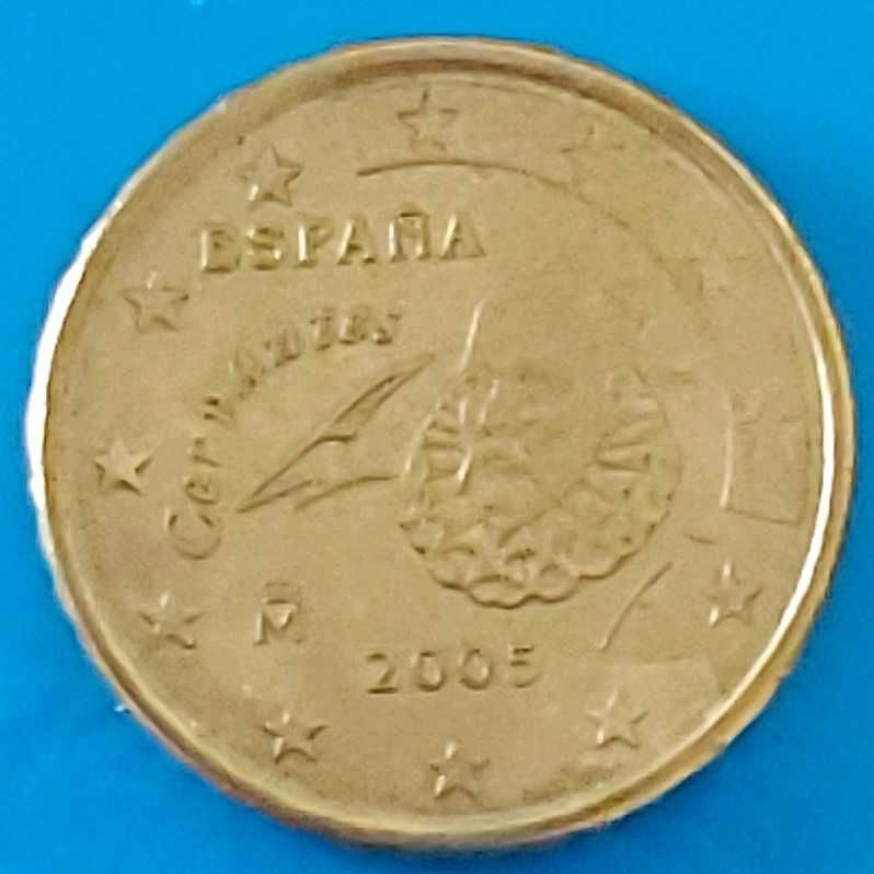 10 Cêntimos de 2005 de Espanha,  Miguel Cervantes