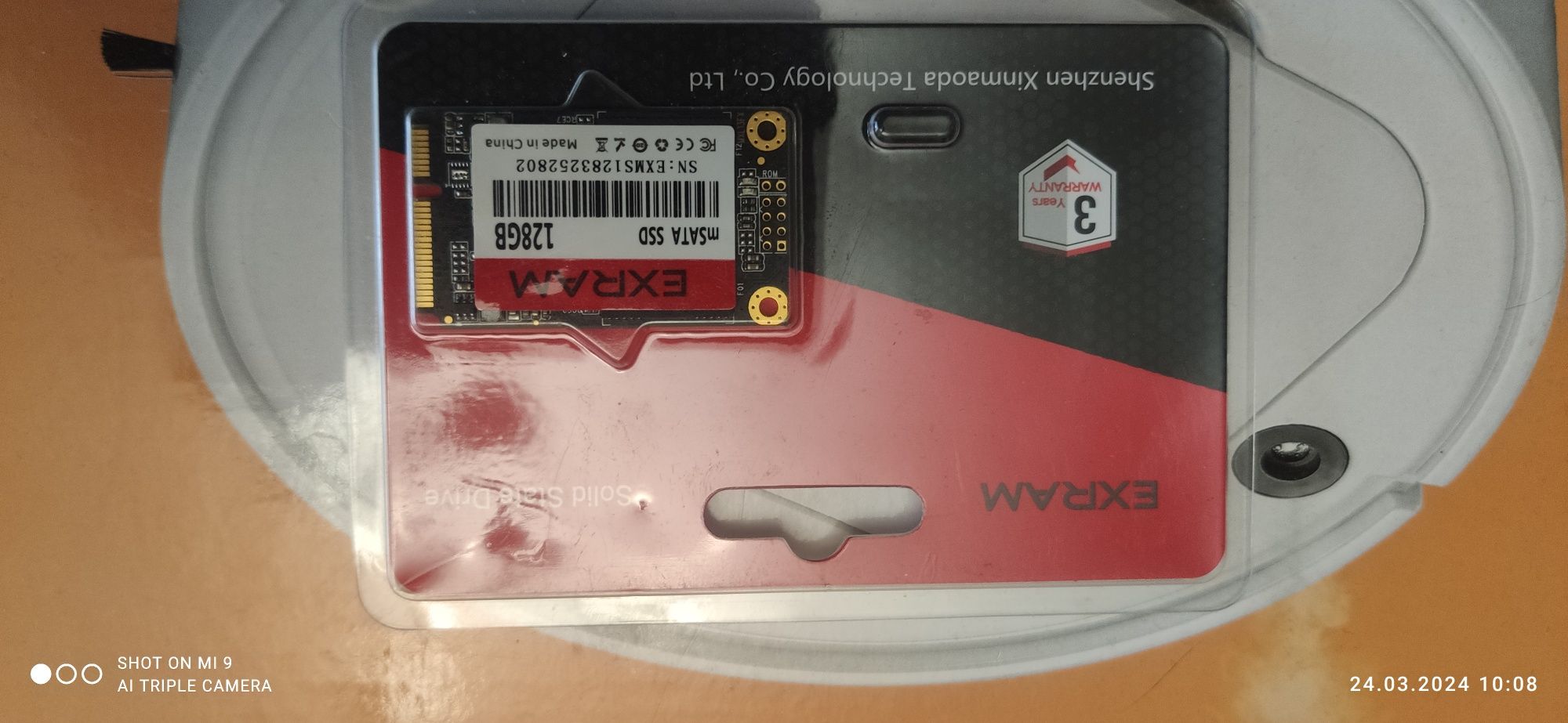 Внутренний накопитель msata exram 128 gb