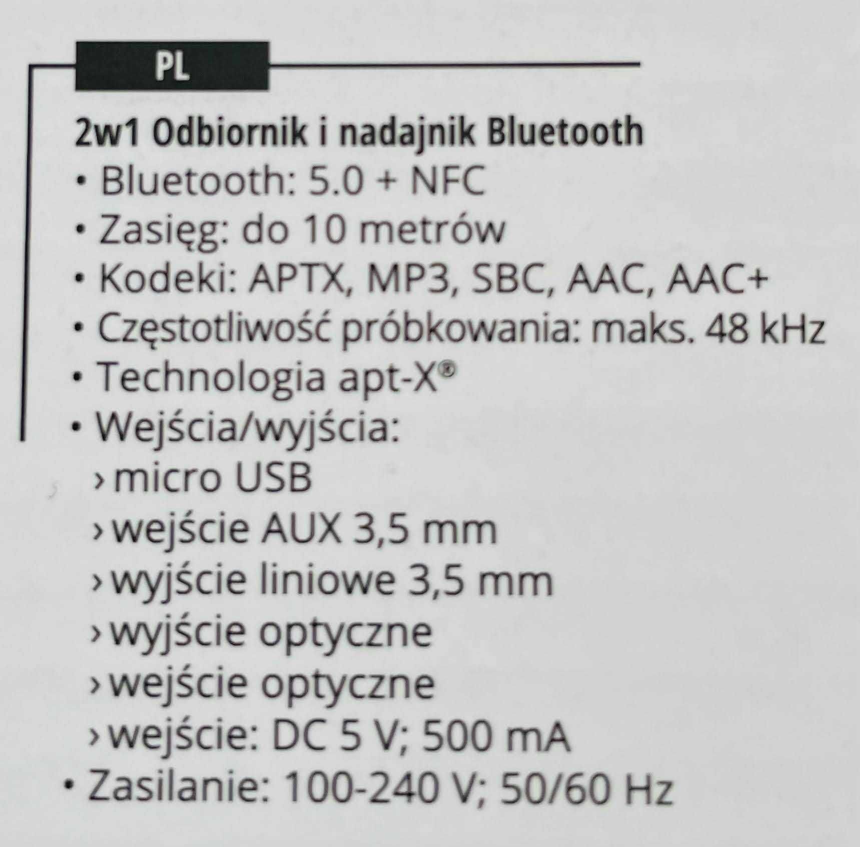 Adapter Bluetooth Kruger&Matz BT-1