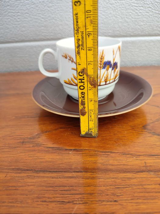 Porcelanowe Duo - motyw zboża - Kłos - design - Bareuther - B