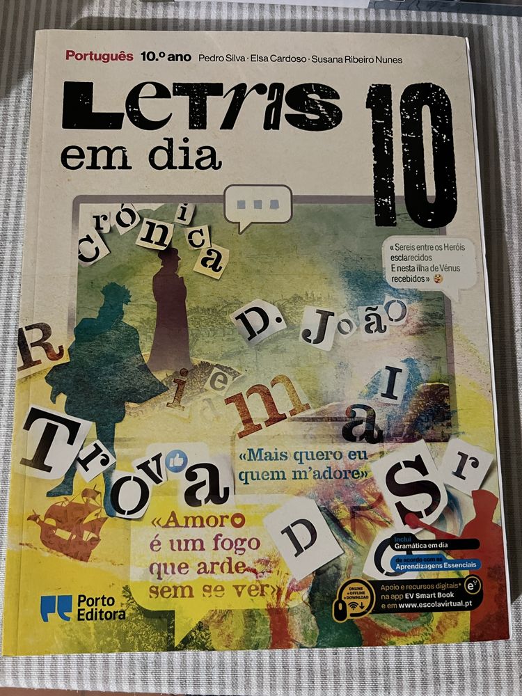 Livros de Português “Letras em Dia” 10. 11. e 12. Anos