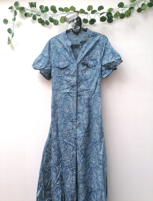 Vestido de Ganga com Cornucópias