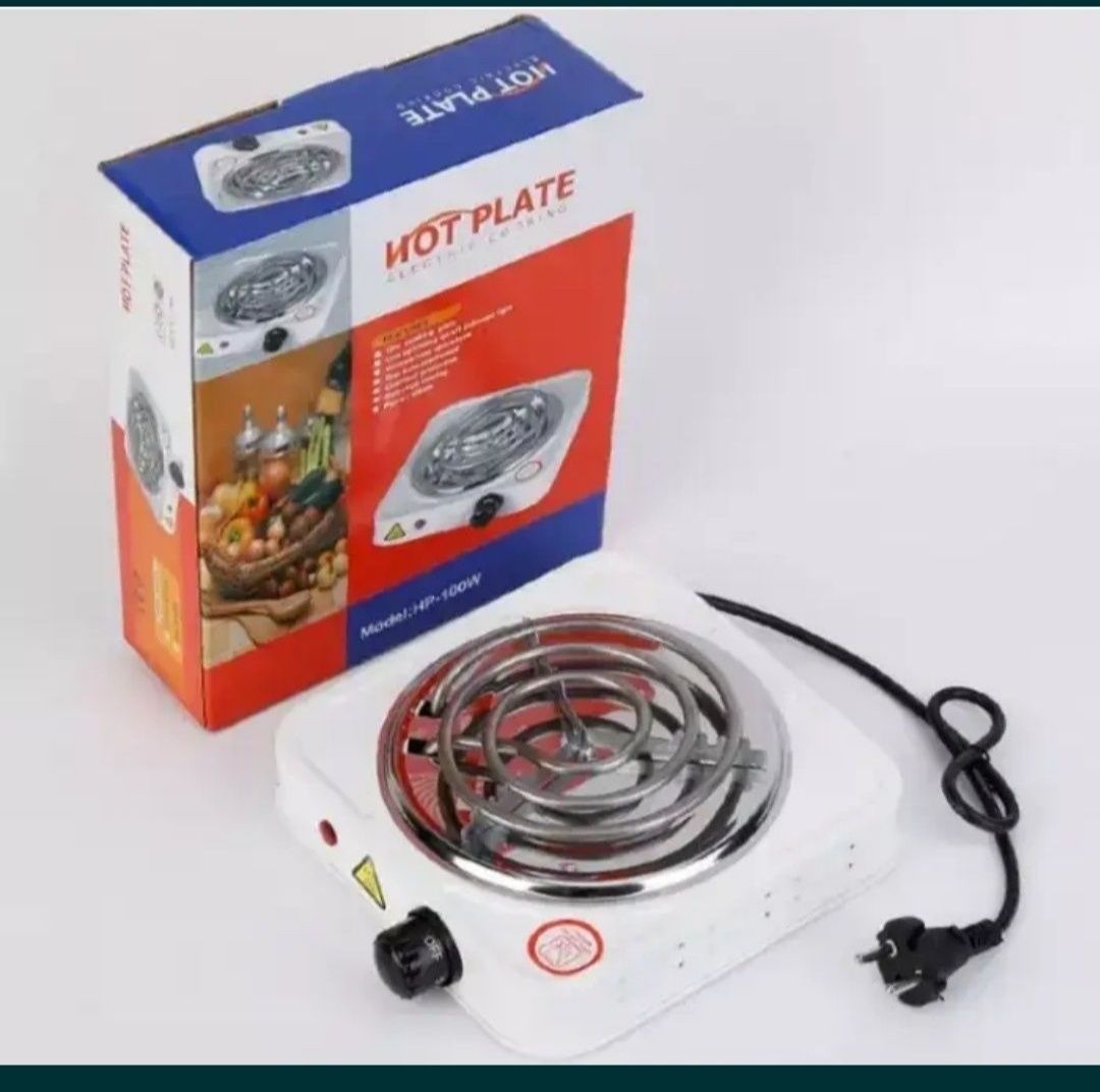 Плита електрична однокомфоркова спіральна Hot Plate JX-1010B 1000W.
Кл