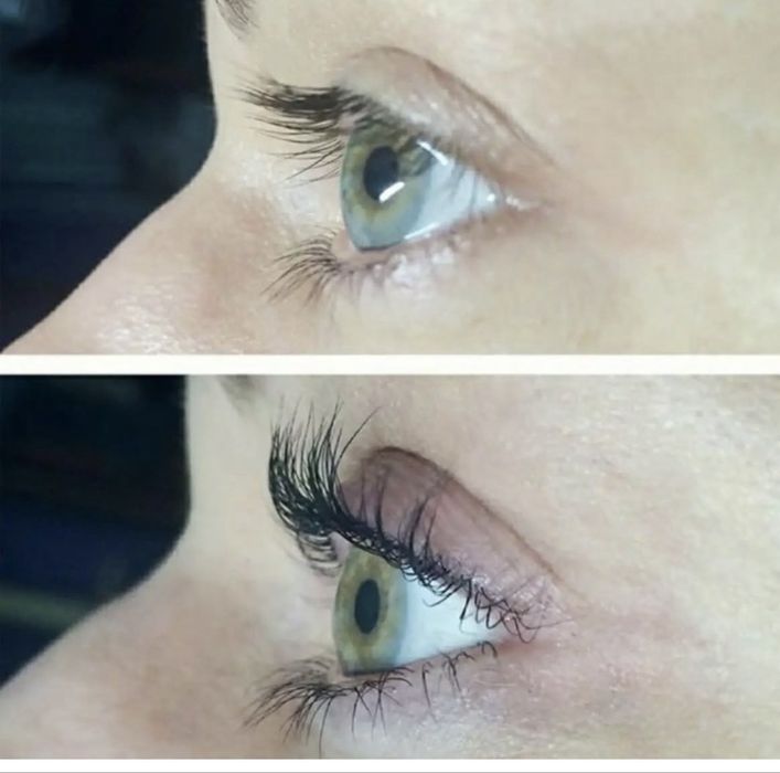 Наращивание ресниц, коррекция и окрашивание бровей, ламинирование ресн