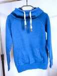 Cropp niebieska bluza z kapturem roz. XS stan bradzo dobry.