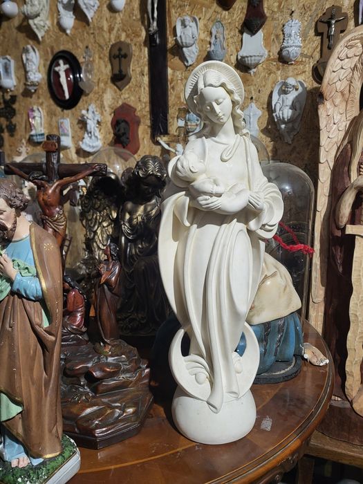 60 cm Maryja w Aureoli Matka Boska z dzieciątkiem Jezus