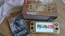 Nintendo switch lite Hyrule Edition dourada