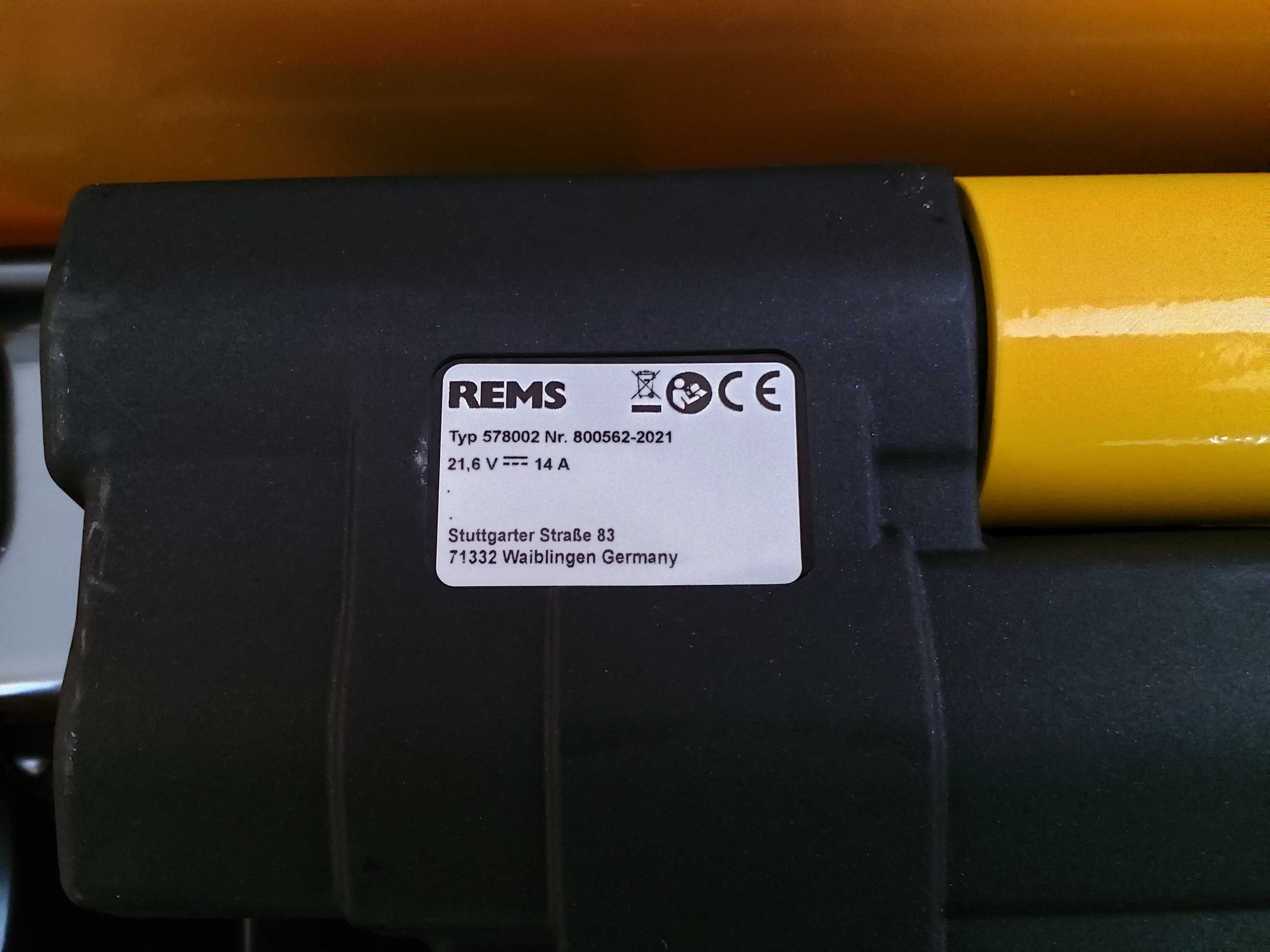 Zaciskarka prasa Nowa Rems Mini 22V szczęki TH16 20 26 L-Box Bosch