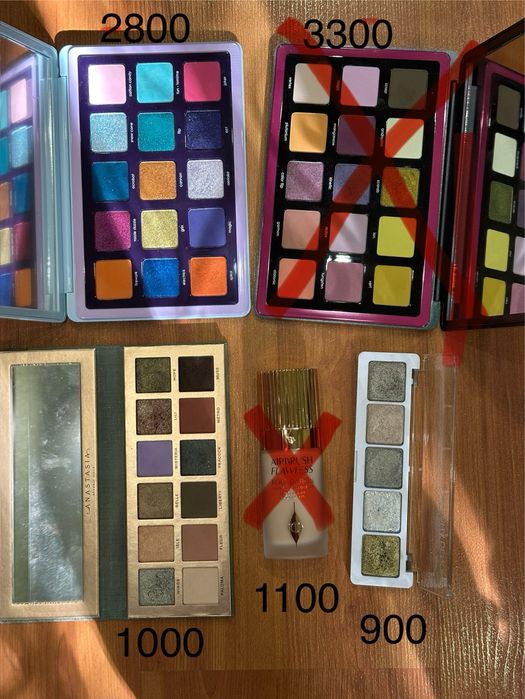 Люкс.Natasha Denona, Charlotte Tilbury, Burberry, Pat McGRATH, Mac