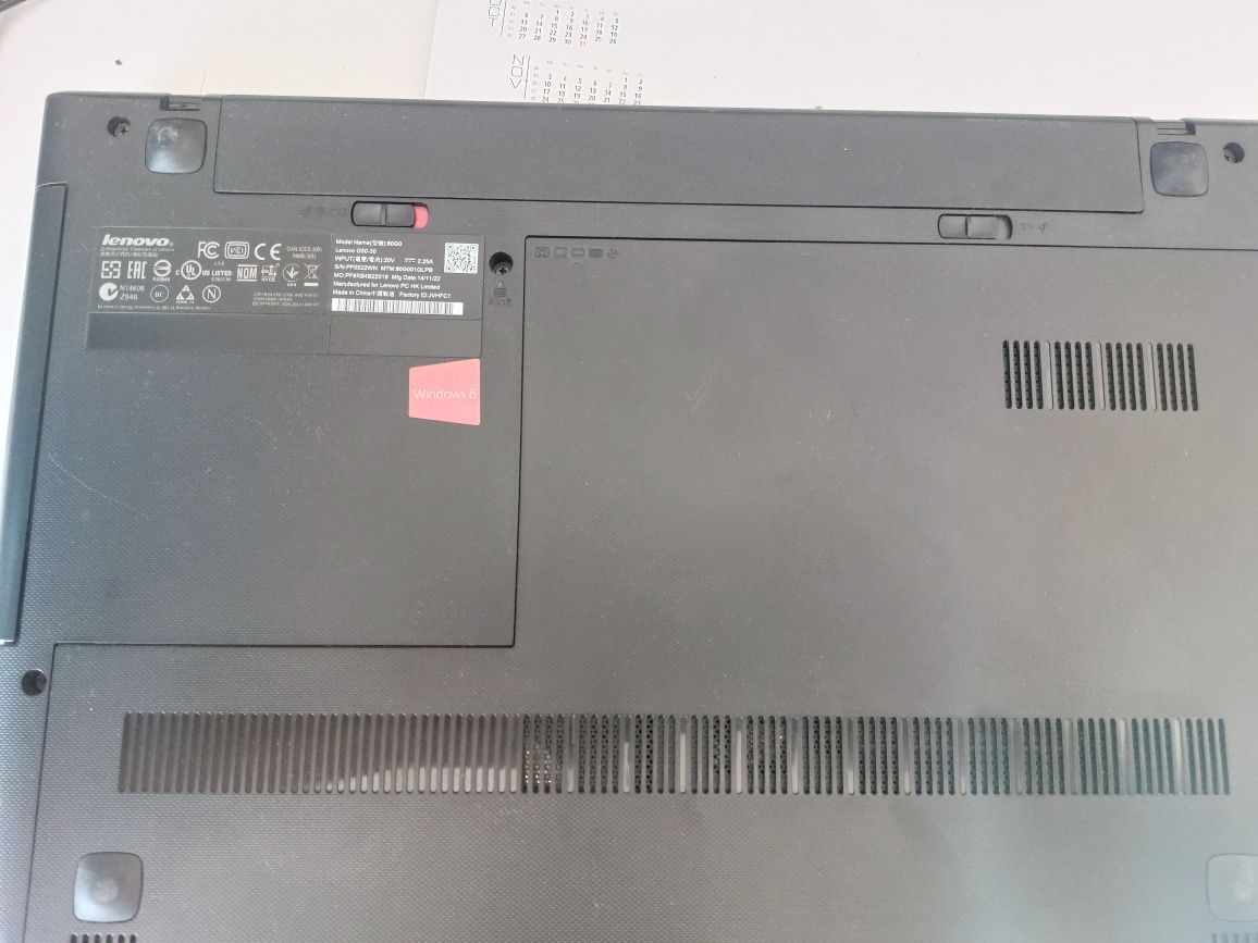 Laptop Lenovo G50-30 Celeron, 8Gb RAM, HDD 500GB